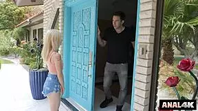 anal slut gets butthole prepped for new tattoo