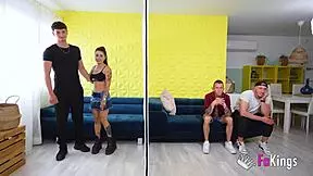 Hardcore Date For Young Rubi She Must Choose One Guy To Fuck Among Three