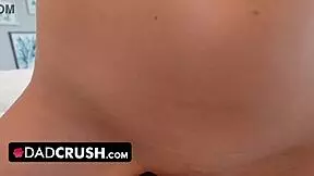 Blondie teen pranks stepfather with blowjob and cunilingus