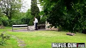 Nomi Malone Gets Assfucked in Backyard Threesome Fantasy