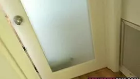 Squirting teen seduces milf