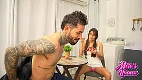 Want to seduce the bodybuilder during sleepover?