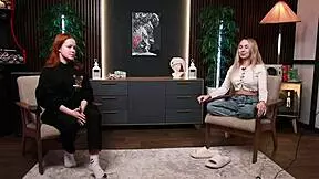 ni ole murkovski answers subscriber questions in a casting interview with bella mur, interactive young teen.