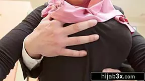 Busty muslim teen seduces stepmom's boyfriend