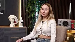 ni ole murkovski answers subscriber questions in a casting interview with bella mur, interactive young teen.