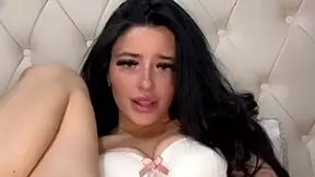 The American Exchange Student Engages In Solo Play On Webcam