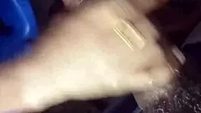 African teen sucks cock and swallows cum