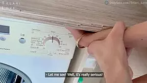 Domestic argument turned into a hot creampie with her big tits bouncing 😏