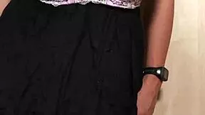 爆乳女子高生、お姉さんになってアナルピカピカ光らせてみる!