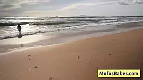 Naughty natural busty blonde teen 18+ sahara skye suck her friends dick charles dera and reveal her boobs at the beach