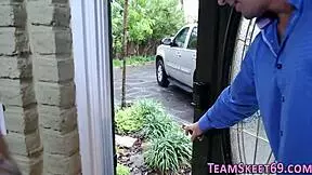 teen babysitter creamed with facial after masturbation in hd hardcore.