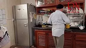 Morning Chaos In Kitchen Comedy Story, Party Dorm Goddess Voyeurs