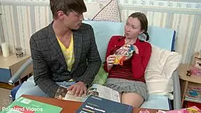 slutty teen 18+ takes anal after study with friend, so hot