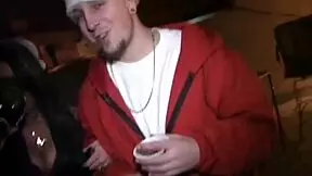 skinny teen gets fucked on campus by stud