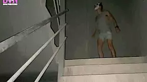 Innocent girl at costume party