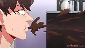 My step sister gets her boobs sucked and handjob before bent over fucking by young 18+ milf amateurs!