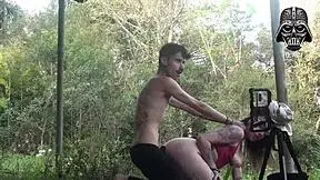 fucking blonde without a condom in the park live