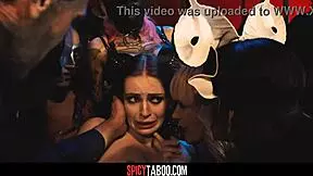 public threesome sex with babe