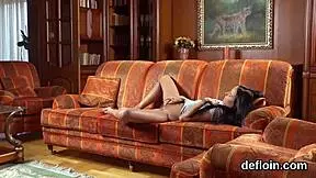 Lovable Sweetie Opens Up Wet Slit and Loses Virginity