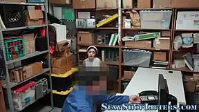 shoplifting teen 18+ gets facial in reality hardcore