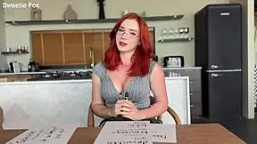 redhead russian teacher deepthroats student gets cum on ass pov 😏