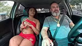 Brazilian Amateur Spreading Tight Pussy Outdoors First Time