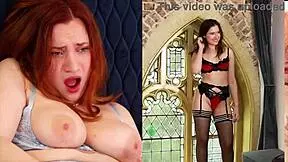 at the party, british teen has first time sucking dick and getting fucked in uniform