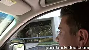 young sexy blonde teen maya hills in red panties engages in sex for money.