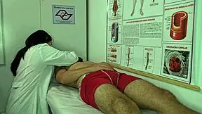 Nurse excited by patient's big cock!