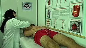 Nurse excited by patient's big cock!