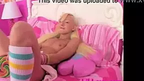 lil lexy rubbing pussy using lollipop masturbating to orgasm