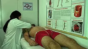 Nurse excited by patient's big cock!
