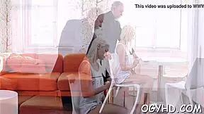 J Nympho Licks Old Dong Roughly!