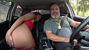 Brazilian Amateur Spreading Tight Pussy Outdoors First Time