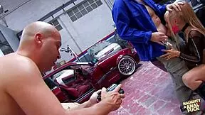 obvious slut banged at car fair