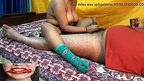 desi bhabhi cheats on husband with son's friend in tight pussy action