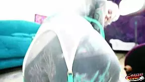 Anuskatzz with her split tongue tattoo stars in this rough anal sex casting interview