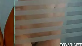 i'm rubbing my wet pussy lips with a dildo.