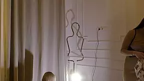 Hot Skinny Blonde Feels Intense Emotions Meeting Her Lesbian Girlfriend in Changing Room for No Panties Shoot