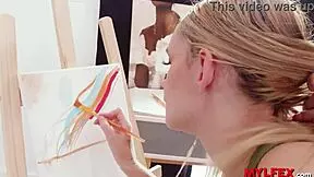 Mylfex - Mommy Cheers Up Artist Babe with Naughty Fun