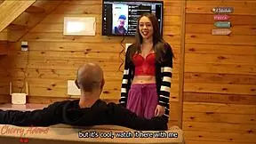 He wanted TV, I wanted dick - turned off and rode him.