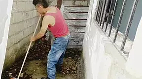 The beautiful perverted busty boss fucks her old employee