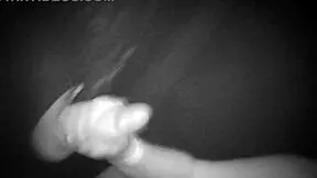 i make the naughty guy cum on me at glory hole