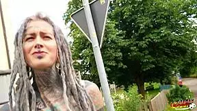 Anuskatzz with her split tongue tattoo stars in this rough anal sex casting interview