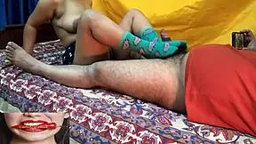 desi bhabhi cheats on husband with son's friend in tight pussy action