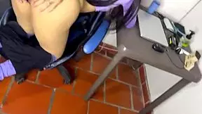 Big-Ass Secretary Earns Raise With Anal Sex To Boss