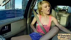 Blonde teen Dakota Skye fucks for a ride.