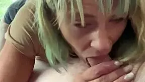 Real hooker deepthroats cock in car backseat and swallows every drop 😋🚗