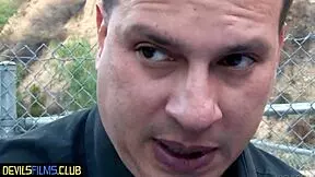 seductive teen babe rides cock outdoors, she whispers