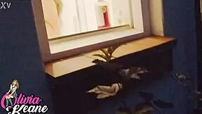 Watch your teen neighbor flash in the shower